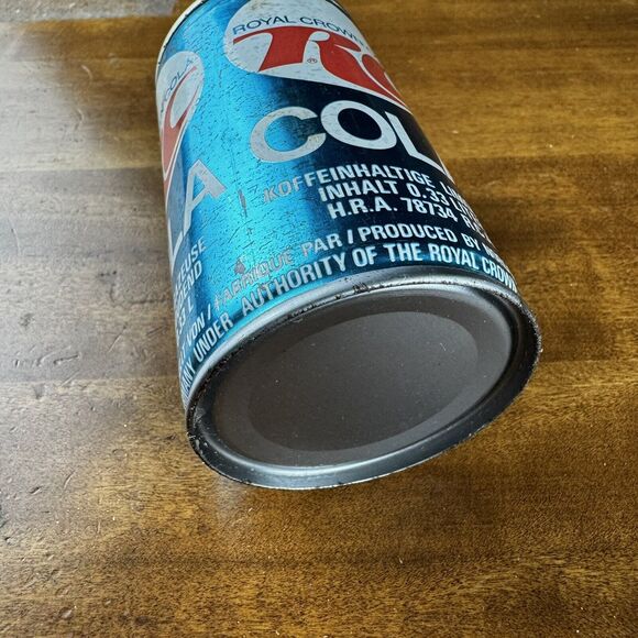 Vintage RC Cola Can Rare Steel Seam Berlin Germany Hergestellt No Top Royal Crwn - Picture 6 of 7